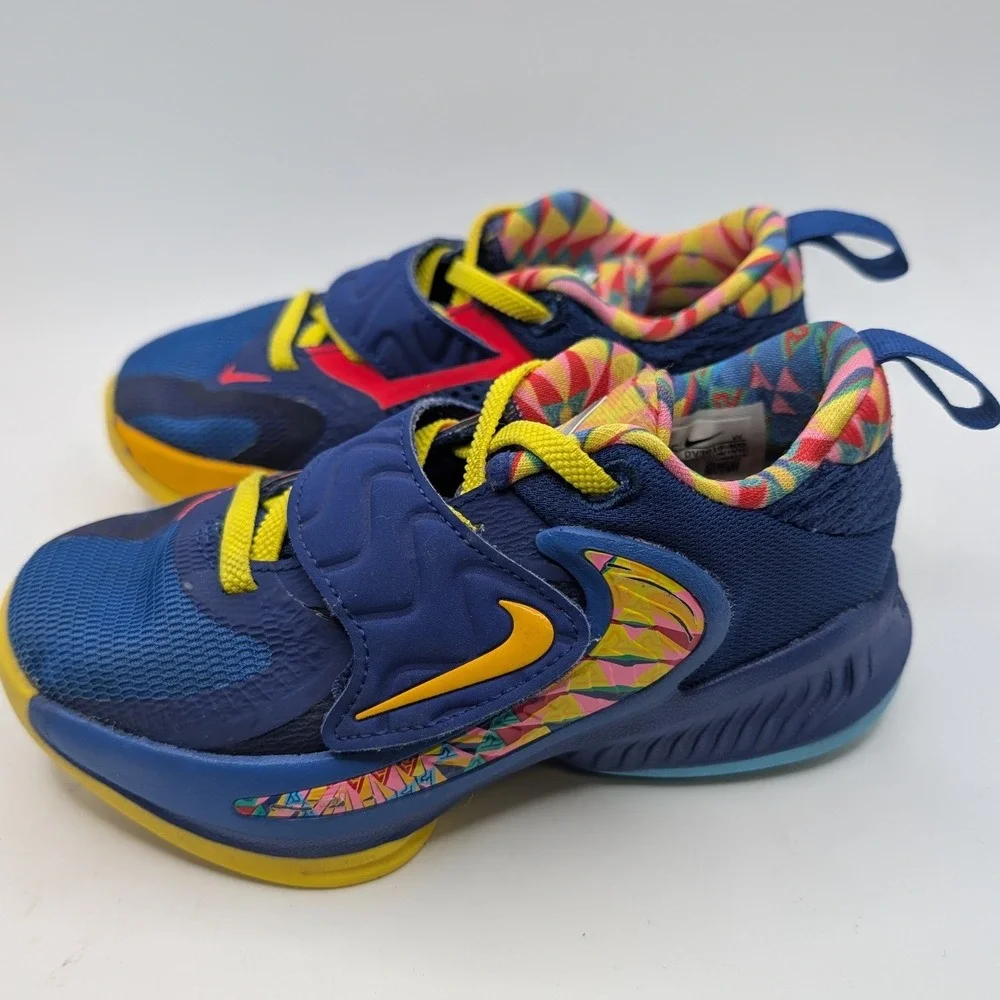Nike Giannis Immortality 2 Toddler Blue Yellow Basketball Shoes DV3016-400 10.5C